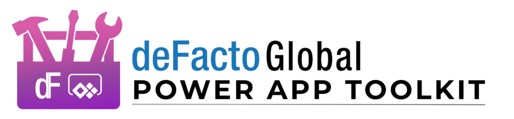 deFacto Global Power App Toolkit Logo