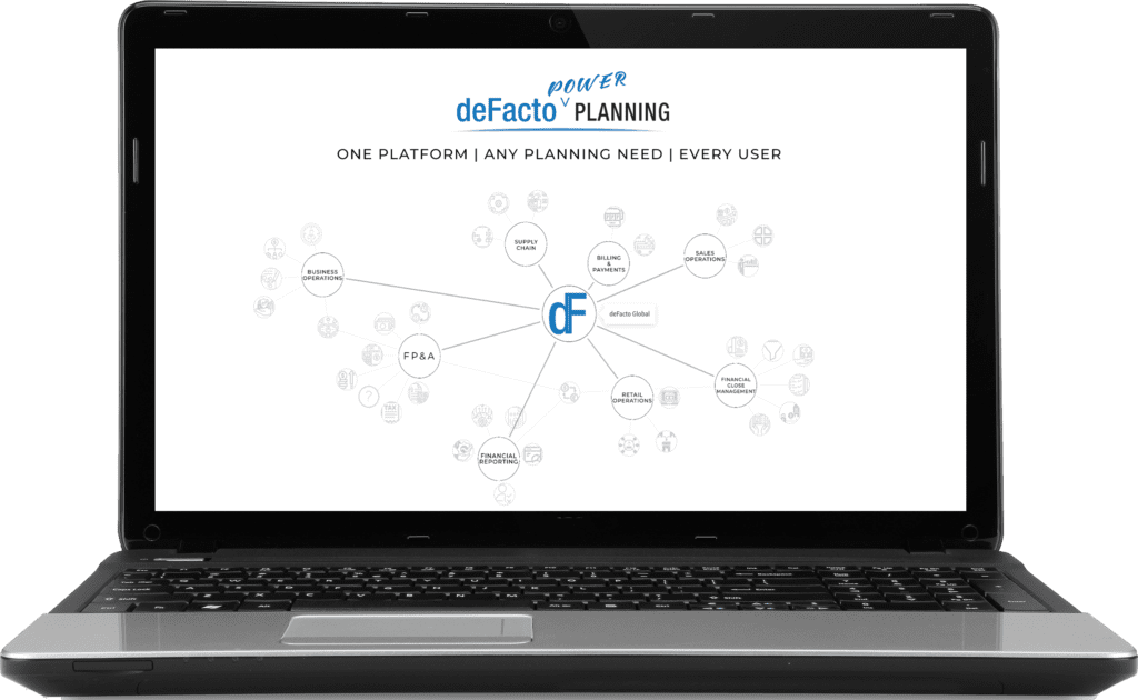 deFacto Power Planning Solution Graphic Laptop Image