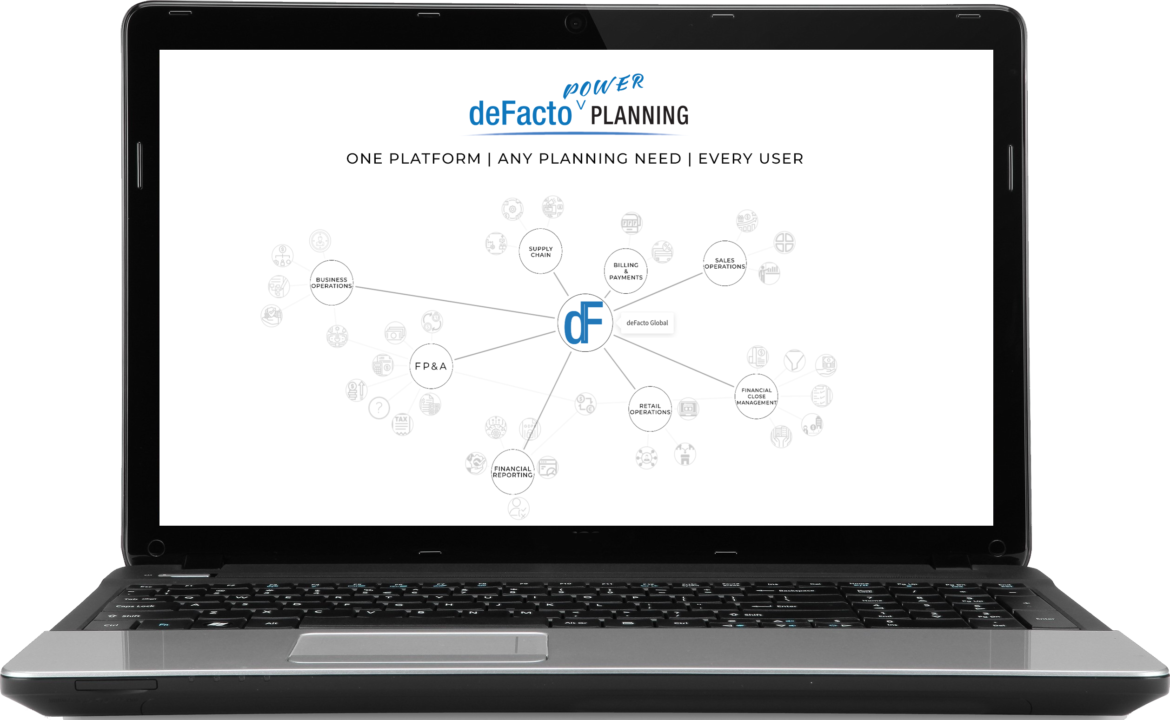 deFacto Power Planning Solution Graphic Laptop Image